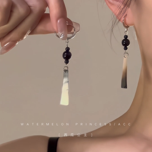 「时光碎片」新中式国风耳环女古风配饰搭配马面裙旗袍汉服耳饰潮