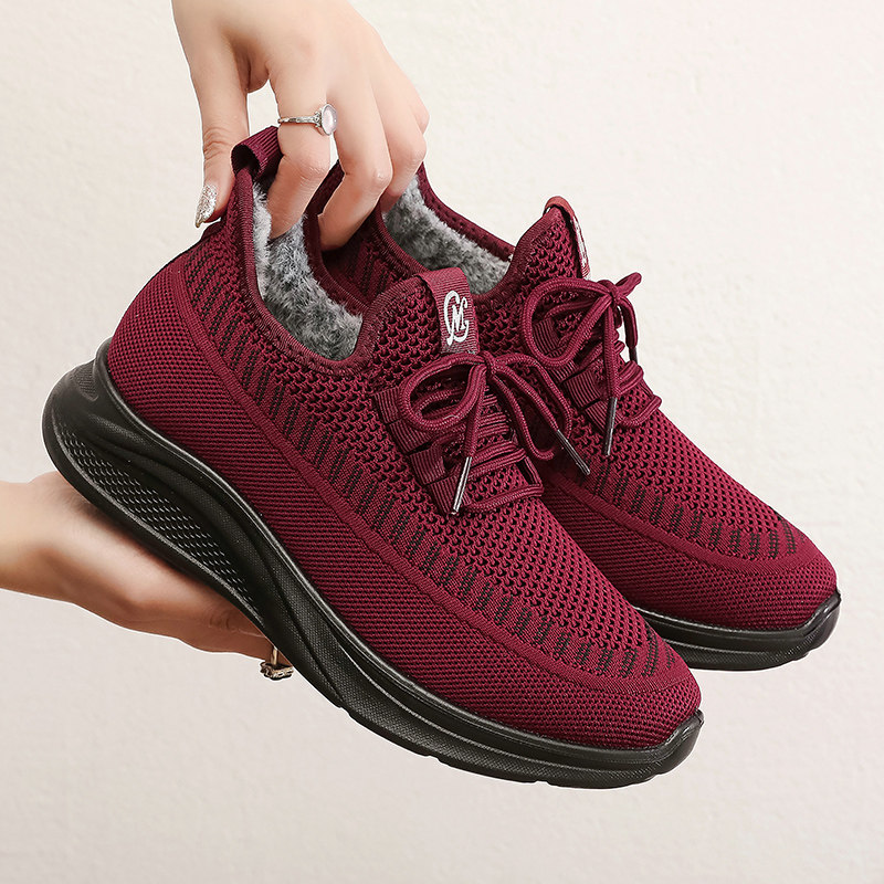 冬季新款老北京布鞋女棉鞋加绒加厚保暖女鞋软底防滑中老年妈妈靴,女鞋,棉鞋,淘宝优惠券,粉丝福利购,淘宝优惠卷