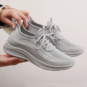 新款 老北京布鞋 女网鞋 夏季 飞织网面镂空透气运动休闲中老年妈妈鞋