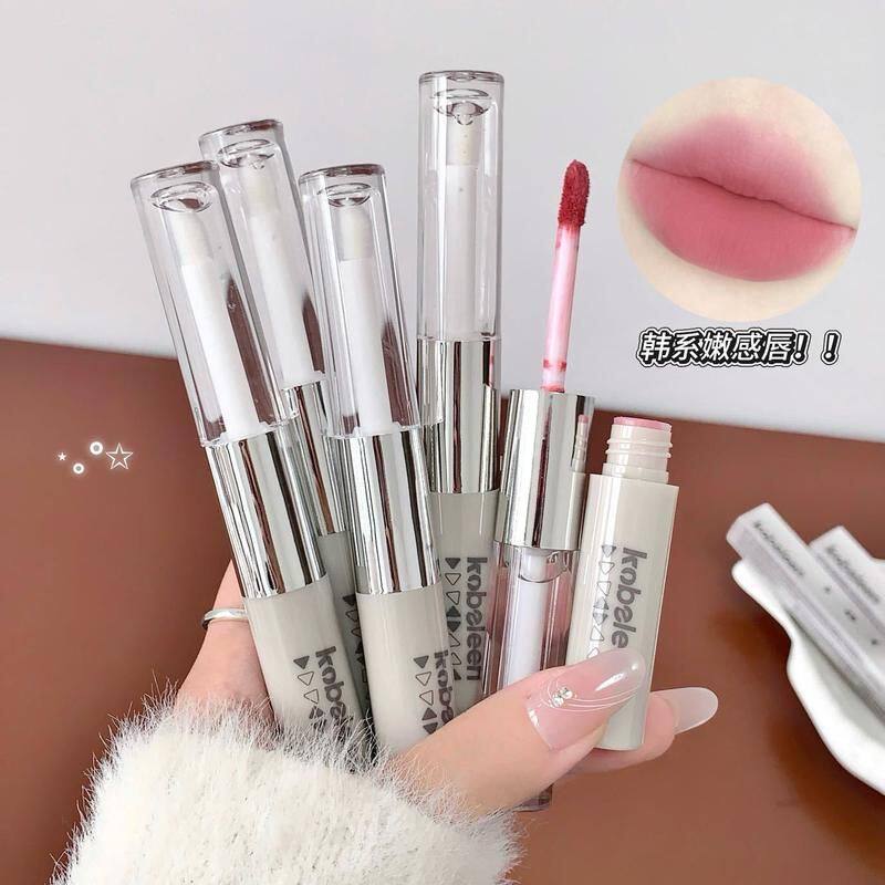 kobeleen双效炫色双头唇釉水光