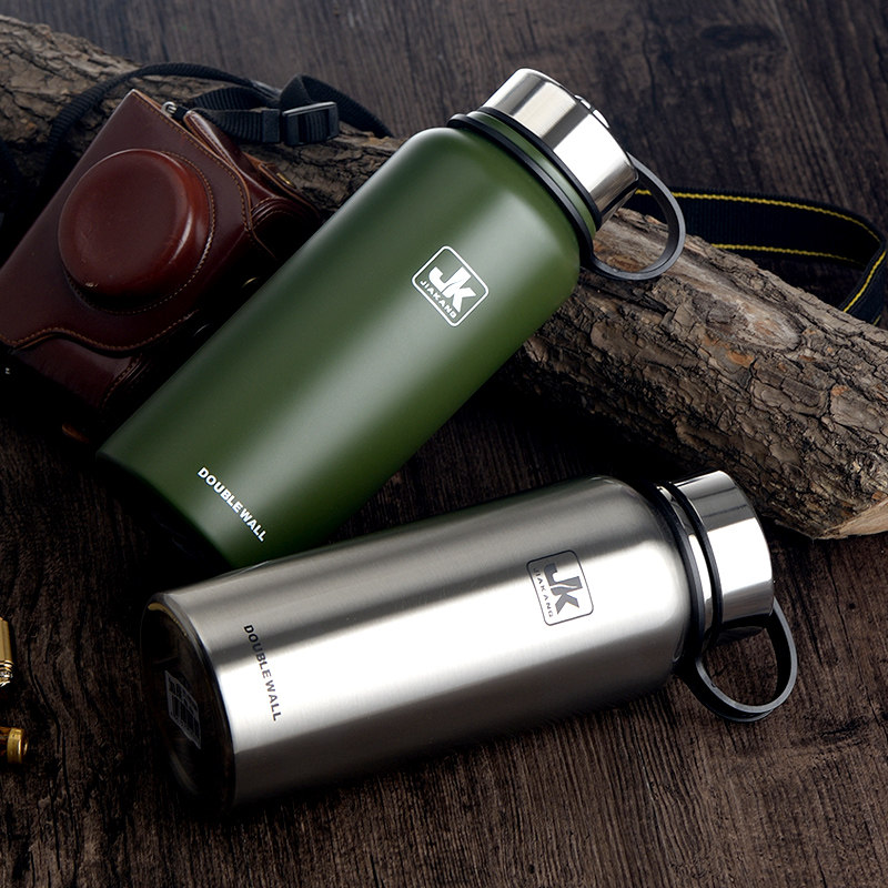 包邮 正品加康不锈钢保温杯太空壶大容量水杯户外运动壶带茶网