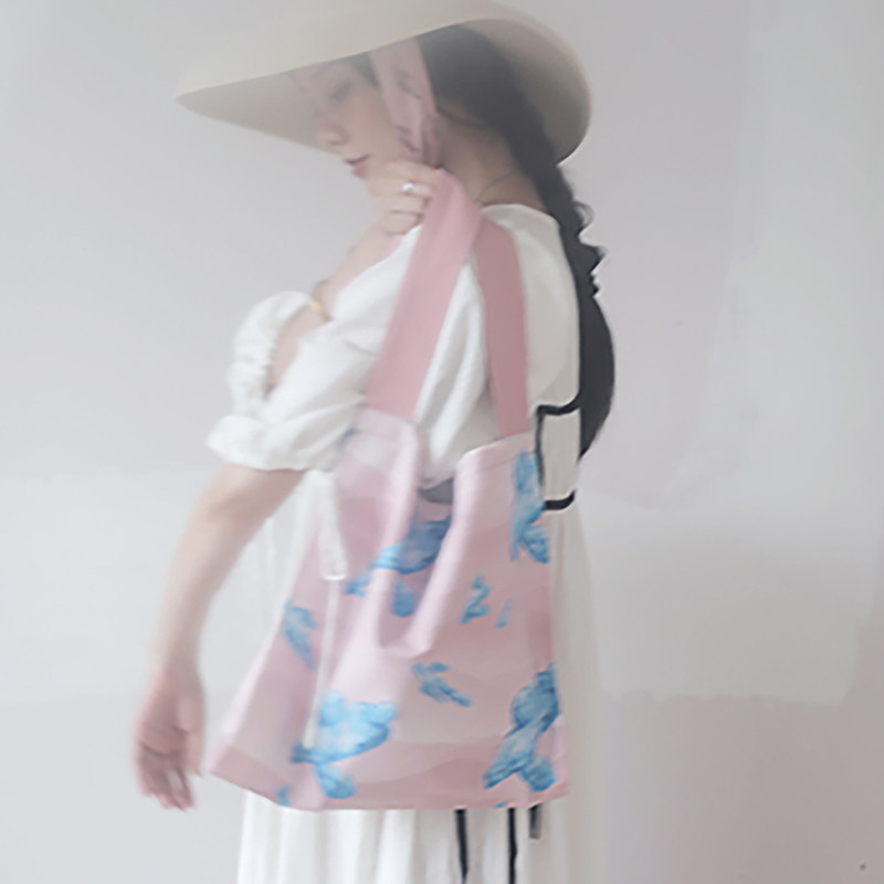 追溯Trace Back X XinXin 沙象帆布单肩包丝带眼罩棉质收纳袋子在类目 箱包皮具/热销女包/男包, 女士包袋中 - 来自Buy2taobao.com提供专业的淘宝代购服务