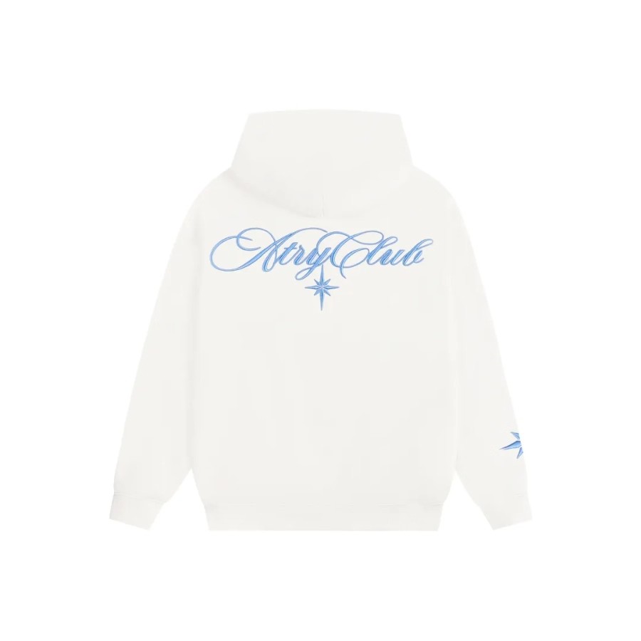 美式潮流痞帅哥特字刺绣连帽卫衣