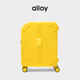 alloy 乐几黄色行李箱拉杆箱万向轮pc皮箱休闲运动短途登机箱