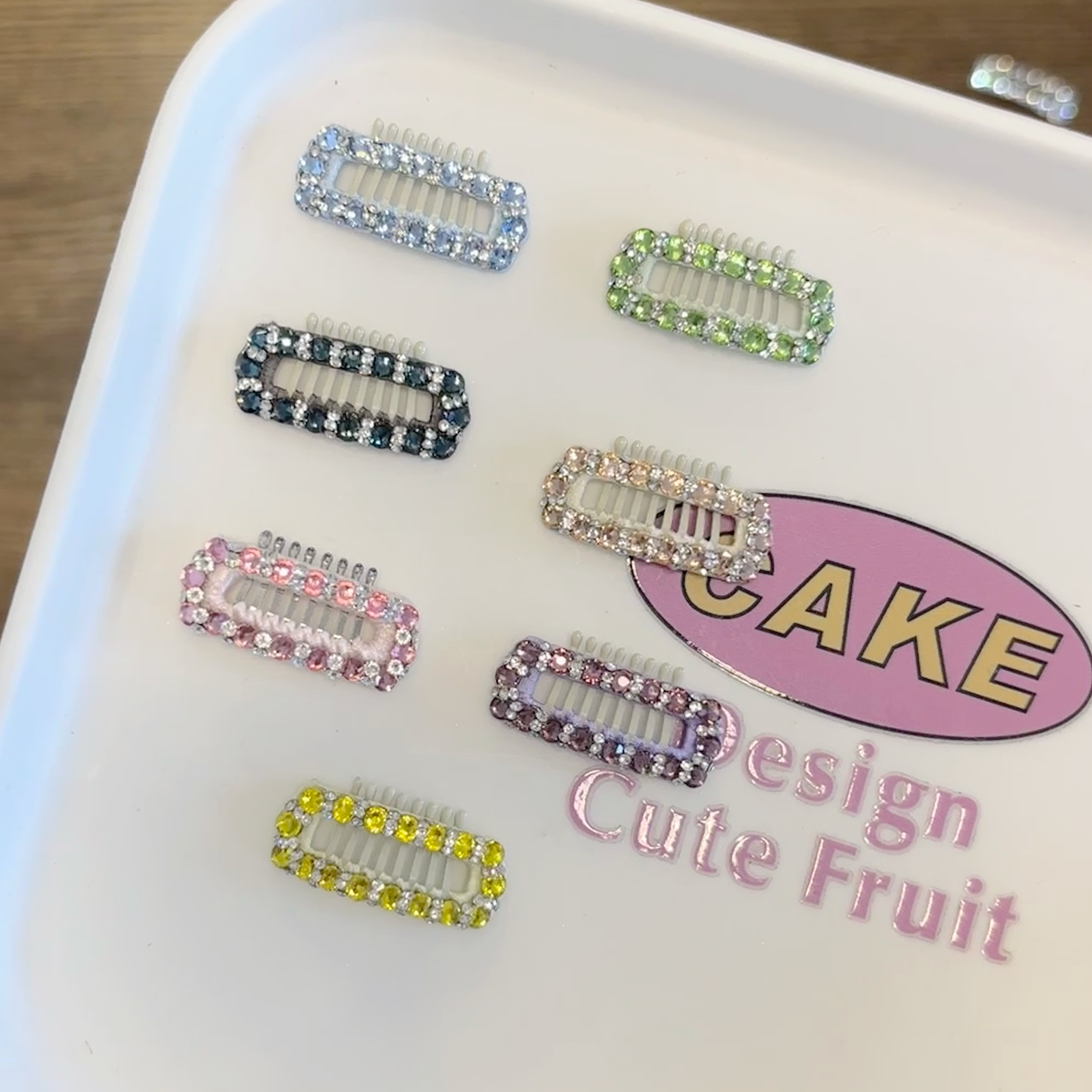 宠物发夹狗狗发卡满梳夹不锈钢钻马尔济斯约克夏夹子bb夹狗鼻梁夹