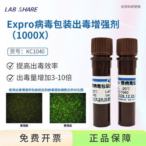 慢病毒包装出毒增强剂（1000X）
