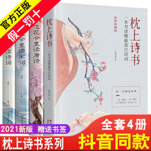 飞花令里读诗词古诗词大全中国诗词大会唐诗宋词鉴赏辞典赏析中国古代文学古诗词书籍畅销书 枕上诗书正版 抖音同款 全套4册
