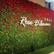 饰立体植物墙仿生假草坪形象墙垂直绿化 仿真绿植墙玫瑰花背景墙装