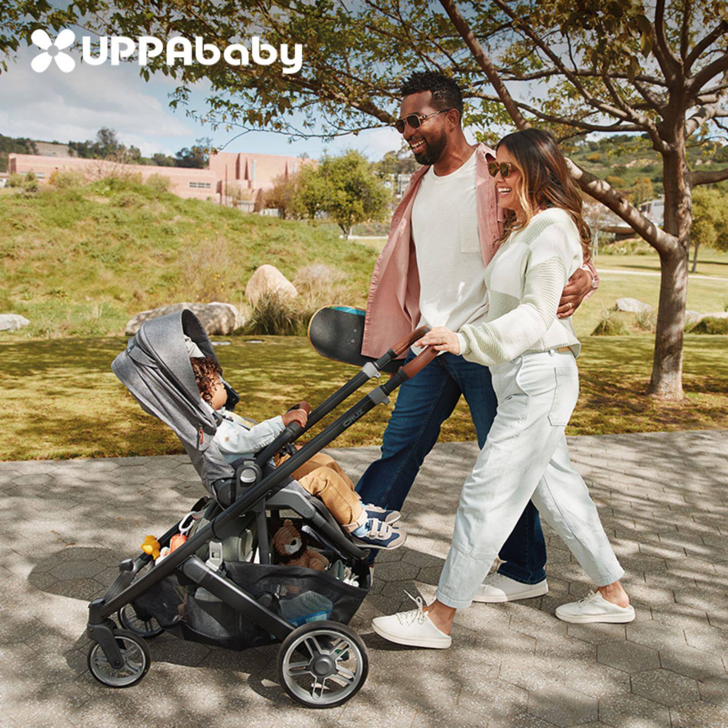 UPPAbaby CRUZ v3高景观婴儿车折叠双向宝宝可坐躺避震新生儿推车