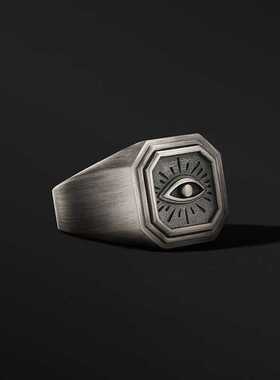 新款太阳花戒指男个性时尚欧美嘻