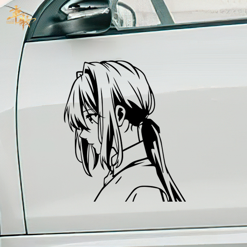 动漫二次元薇尔莉特紫罗兰永恒花园汽车贴纸电动车摩托车装饰防水