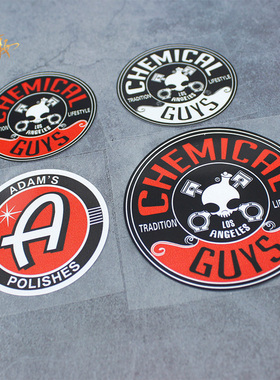 阿达姆斯化学小子贴纸AutoFinesse个性创意摩托车划痕贴电动车贴