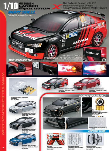 KillerbodyEVO车壳1/10