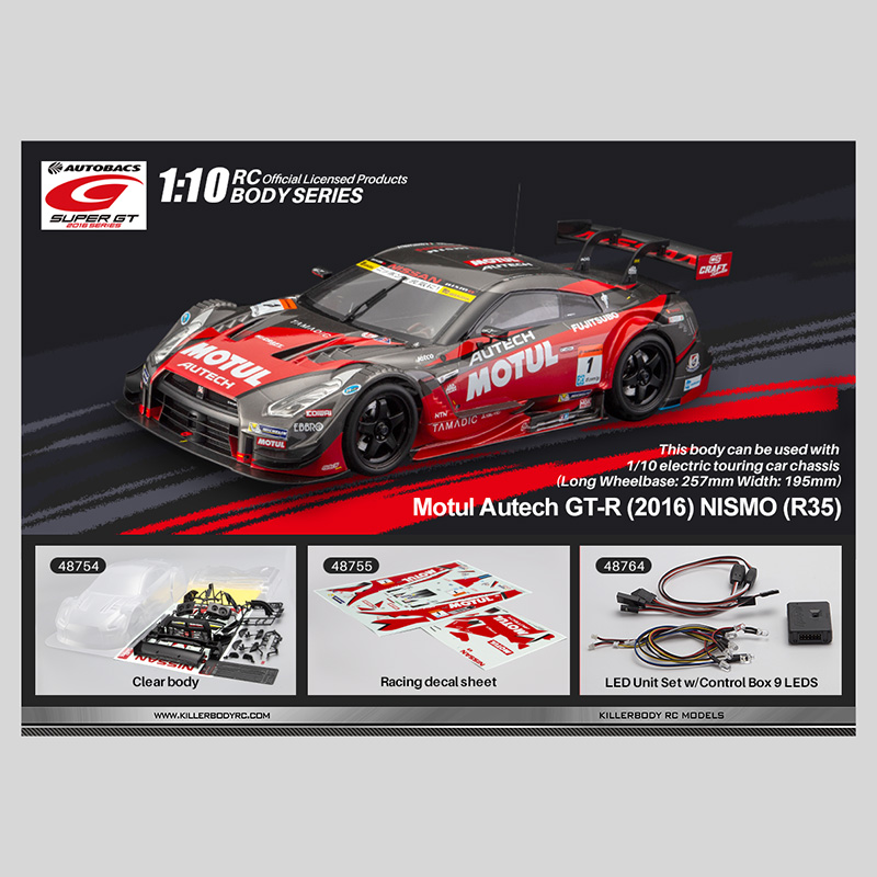 GT-RKillerbody1/10车壳