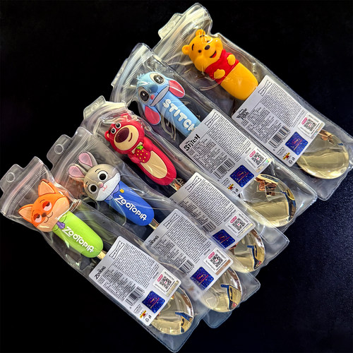 迪士尼米奇不锈钢勺新版正品联名