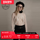 迪哈利新款 HARRY 复古百搭米白色蕾丝单衣DH244R97876D