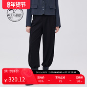 DH233L96500D 复古优雅简约直筒长裤 HARRY 迪哈利新款