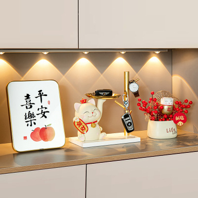 美容店装饰品摆件招财猫