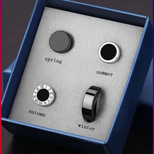 无耳洞耳钉男生耳夹高级感痞帅风单只潮男个性韩版钛钢吸磁铁耳钉