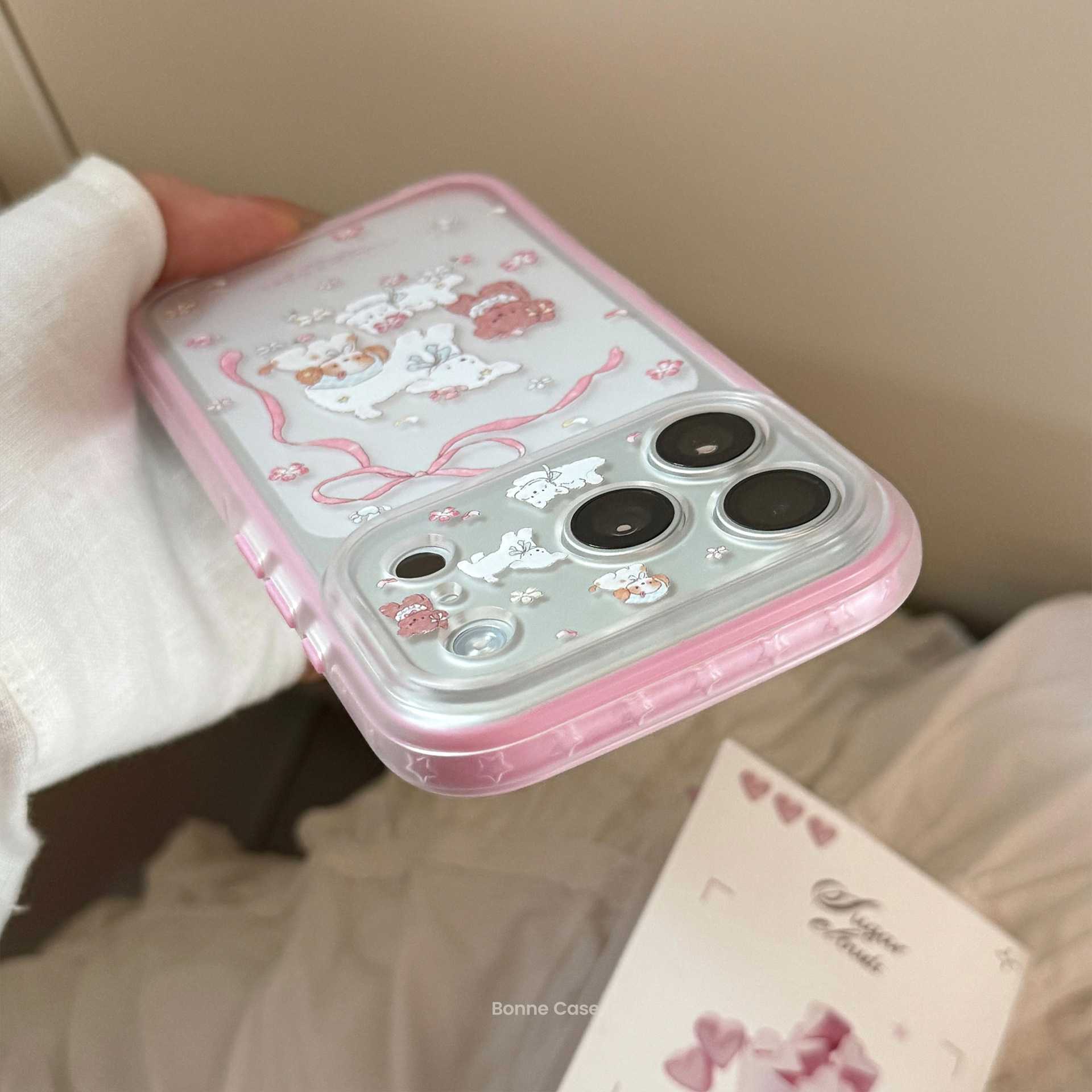 温柔甜美碎花动物18适用苹果17
