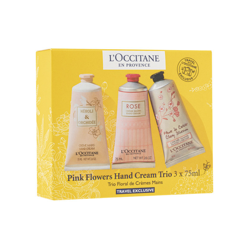 LOCCITANE欧舒丹护手霜礼盒套装75ml*3 护手霜滋润保湿补水女正品