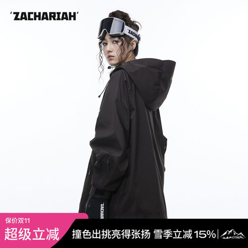 ZACHARIAH武士黑机能风滑雪外套
