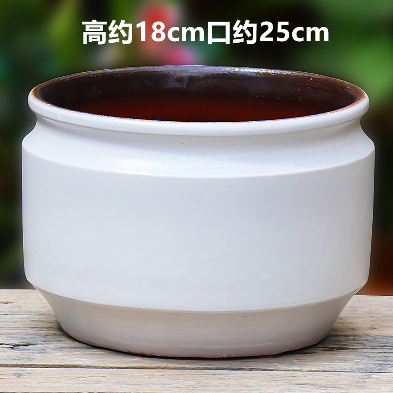 大口径陶瓷绿植多肉花盆群生拼盘花盆陶瓷阳台庭院家用紫砂盆景盆