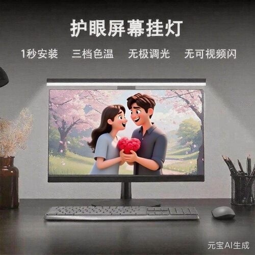 新款电脑屏幕办公挂灯护眼氛围灯笔记本防蓝光显示器led灯小礼品