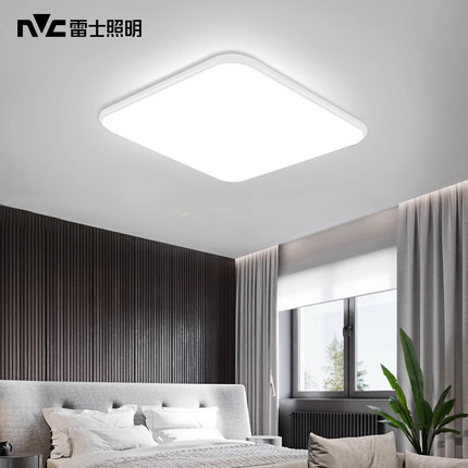 雷士照明led吸顶灯正方形2025新款卧室灯简约主卧灯护眼灯餐厅灯