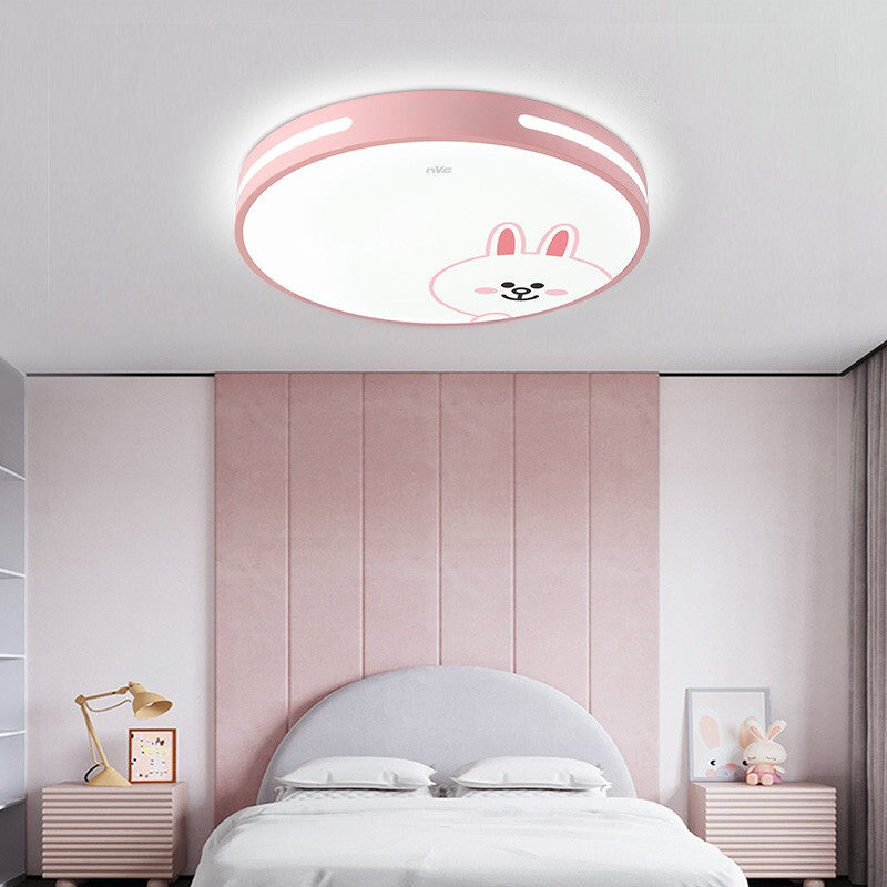 雷士照明led儿童房灯男孩女孩吸顶灯简约现代家用创意卡通卧室灯_虎窝淘