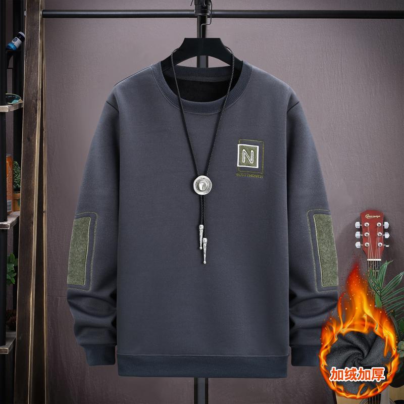 率动官网潮流百搭男士加绒卫衣
