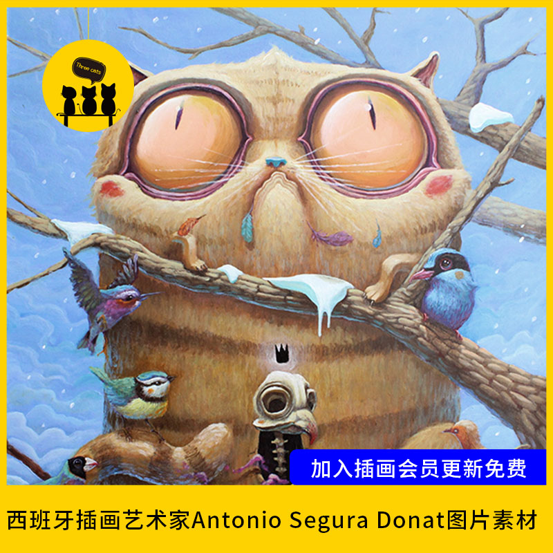 【1736】西班牙插画艺术家Antonio Segura Donat作品图片素材电子