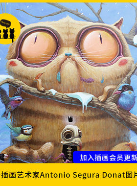 【1736】西班牙插画艺术家Antonio Segura Donat作品图片素材电子