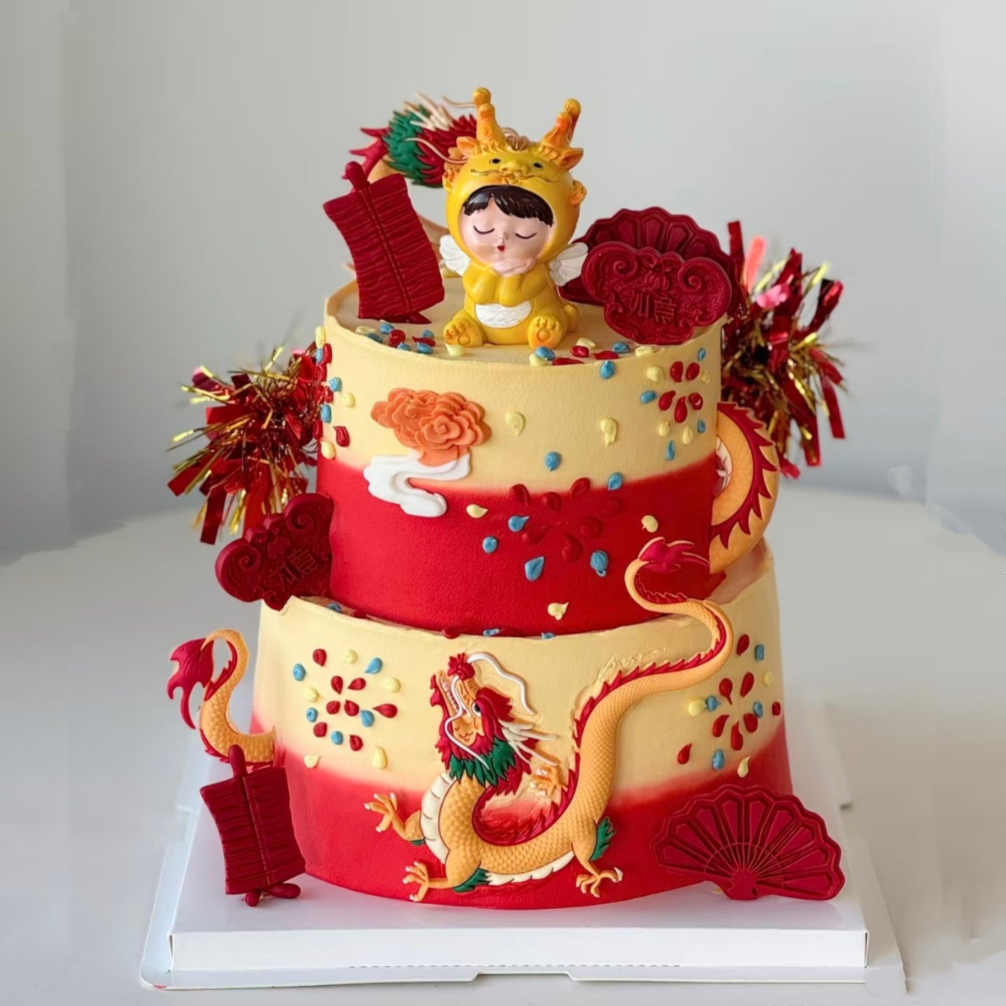 中式龙宝宝生日蛋糕装饰一周岁生日宴甜品台插件飞龙在天烘焙装扮,节庆用品/礼品,蛋糕/烘焙装饰用品,淘宝优惠券,粉丝福利购,淘宝优惠卷