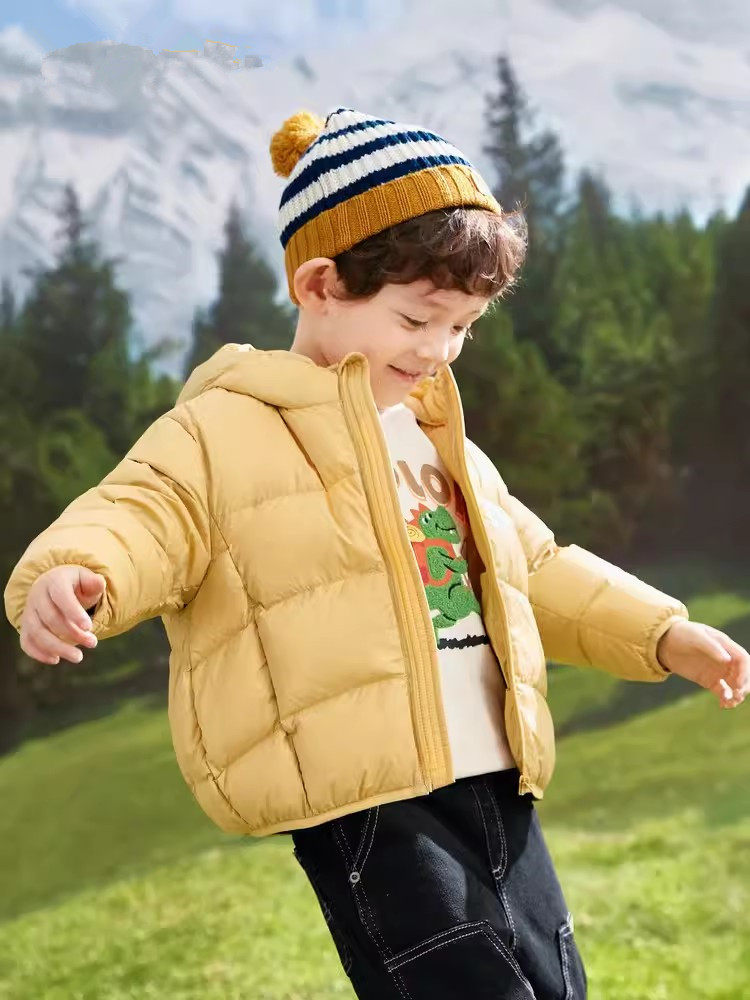 【三防羽绒服】儿童男童羽绒服小女童宝宝轻薄羽绒外套2024冬新款