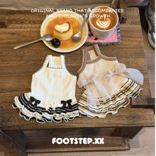 靴靴FOOTSYEP｜春秋猫咪狗狗衣服条纹毛衣泰迪比熊约克夏秋天可爱