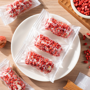 奶酥蛋卷包装袋机封芒果奶糕饼干奶枣雪花酥牛轧糖果透明纸烘焙子