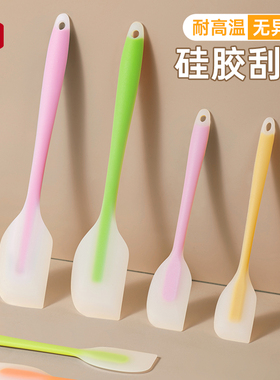 硅胶刮刀耐高温大号铲子奶油蛋糕刮板一体式搅拌刀食品级烘焙工具