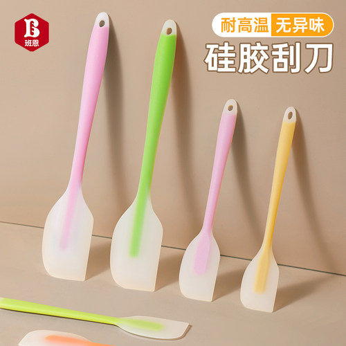 硅胶刮刀一体式耐高温大小号铲子