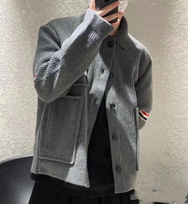 羊毛复古夹克外套外套TB羊毛秋冬