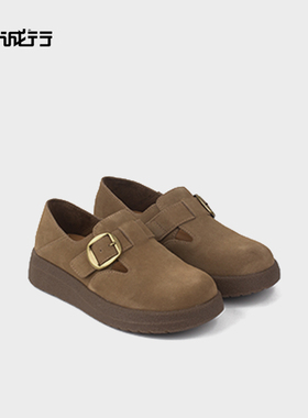 和诚行2025秋季新款休闲百搭厚底勃肯鞋女式休闲鞋0820306