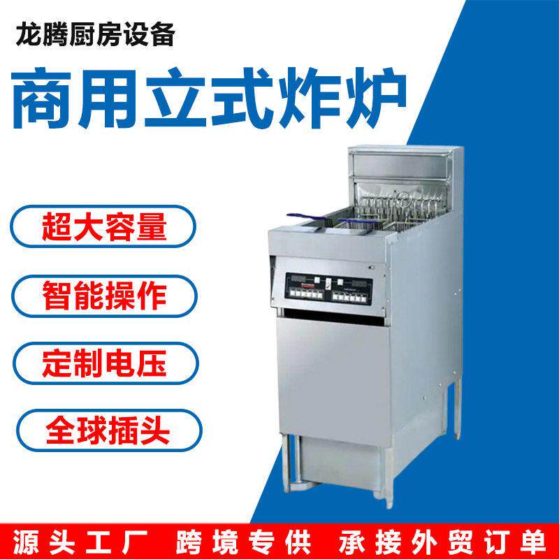 商用立式电脑版油炸锅双缸大容量数显控温电炸炉连锁鸡排锅