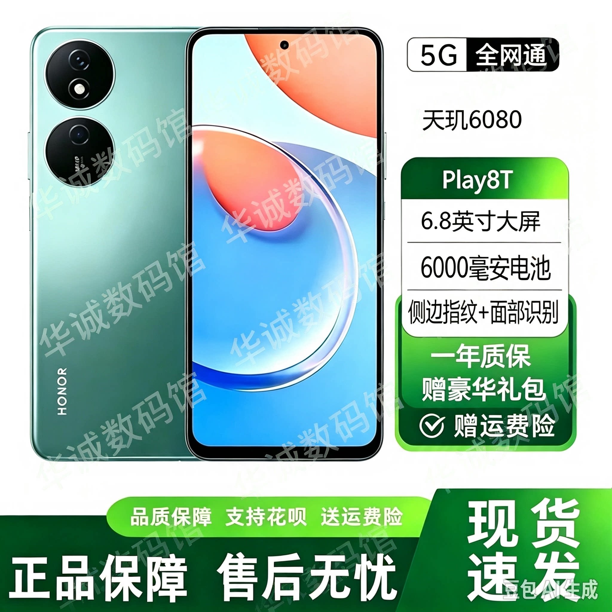 honor/荣耀 Play8T全网通5G学生游戏老人大电池续航备用工作手机