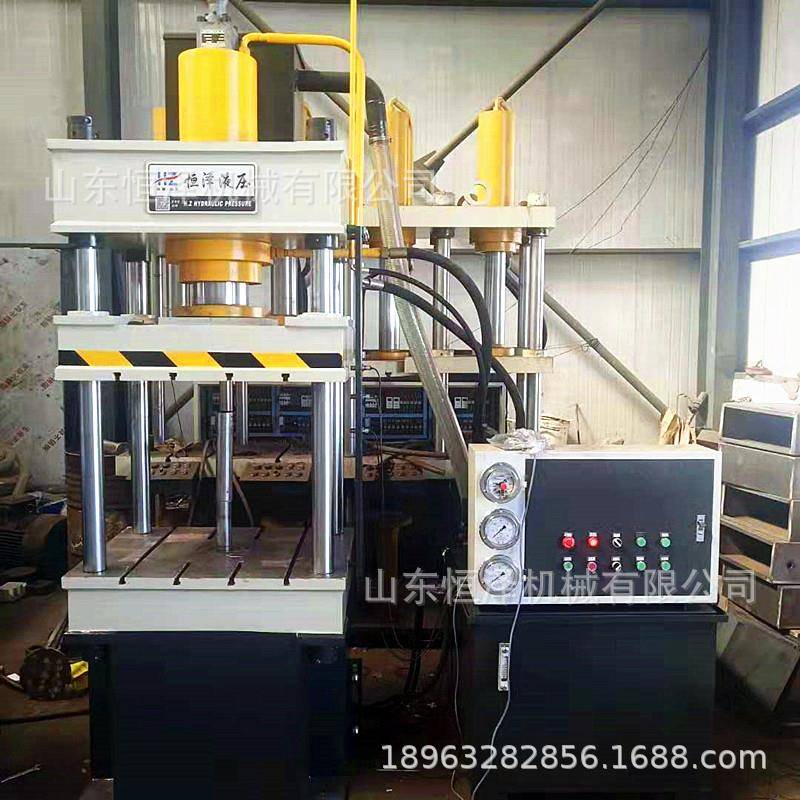 厂家定制餐具刀具挤压成型液压机工艺品冷锻挤压120吨四柱液压机