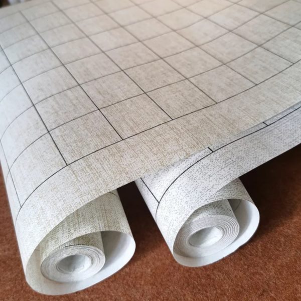 加厚半生熟长卷纸宣纸描金麻布纹书法专用纸黑色蓝色仿古宣纸