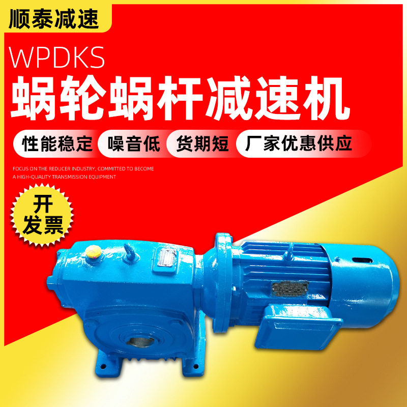 低噪音减速机 WPDKS蜗轮蜗杆减速机厂家 微型变速减速器可调速