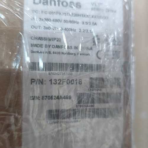 议价Danfoss变频器132F0018，全新原装正品，来自丹麦