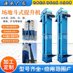 碎石厂垂直上料机 定做水泥罐输送机 颗粒煤渣斗式提升机