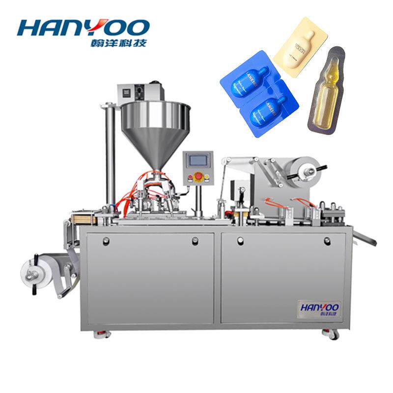 江苏 玻尿酸精华液泡罩包装机 卸妆水油压泡封口机械设备