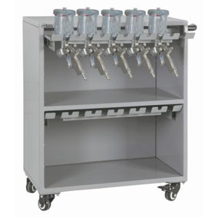 FRS010063汽车喷枪存放移动柜喷漆枪油漆摆放柜工具车